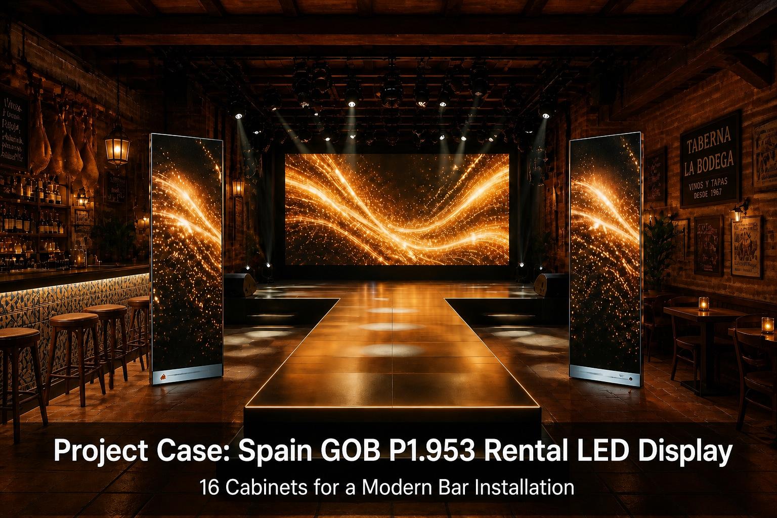 España GOB P1.953 Instalación de pantalla LED de alquiler